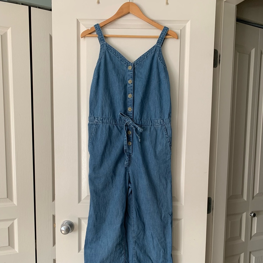 Gap Denim sleeveless jumpsuit